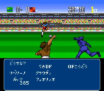 Captain Tsubasa IV - Pro no Rival-tachi (Japan) screen shot game playing